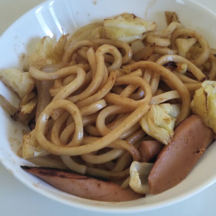 簡単！ソースうどん